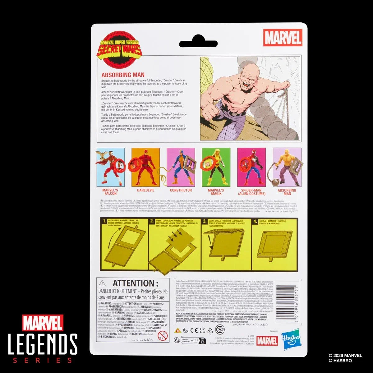 Secret Wars Marvel Legends Series Absorbing Man 6-Inch Action Figure